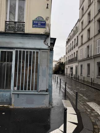 The street sign of Boulevard de Ménilmontant.