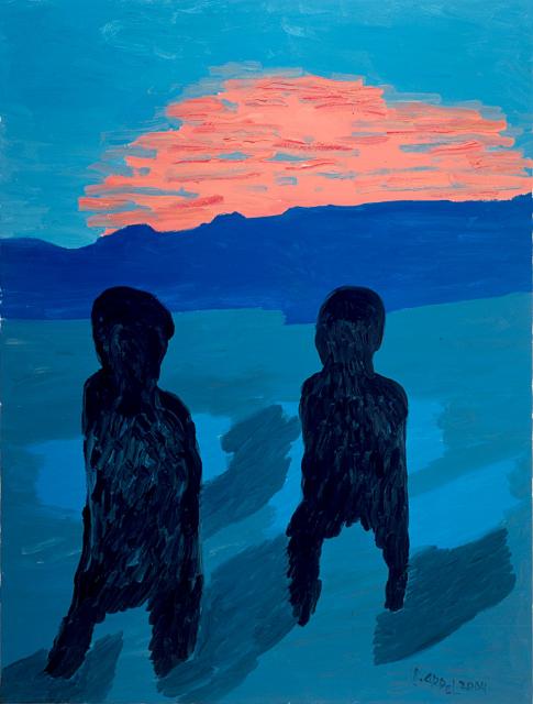 Staande in de ruimte