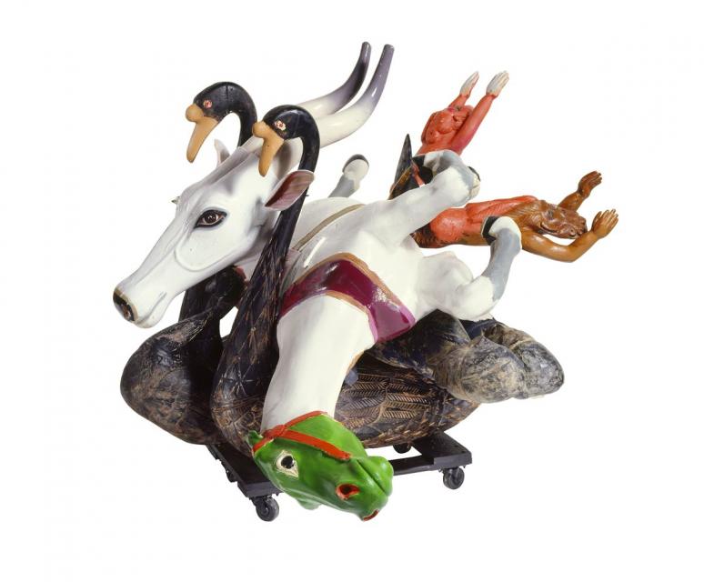 De ongewenste dynamische sprong in de geluidloze ruimte van het paard